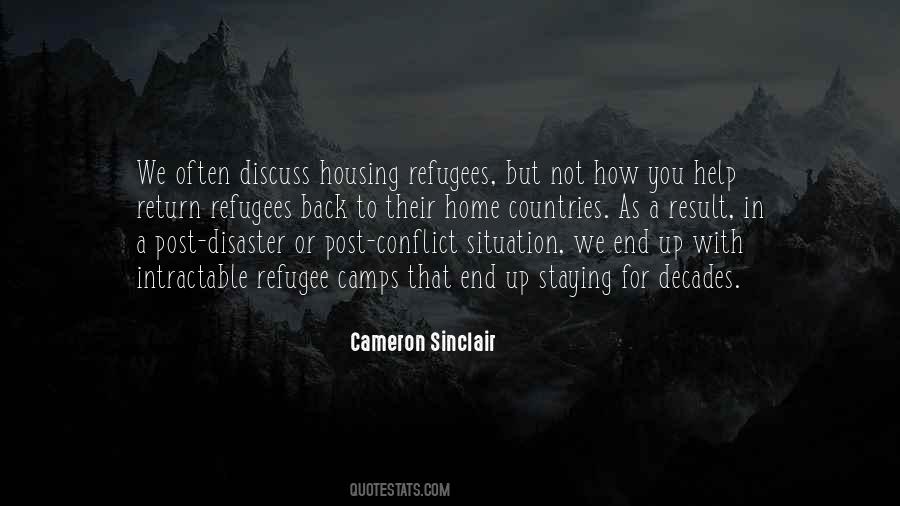 Quotes About Refugee Camps #1603724