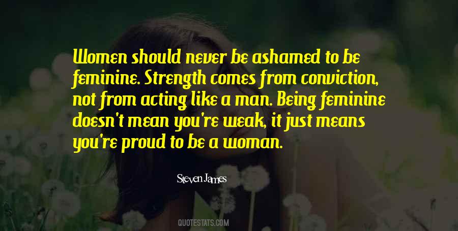 Quotes About Feminine Strength #1219466