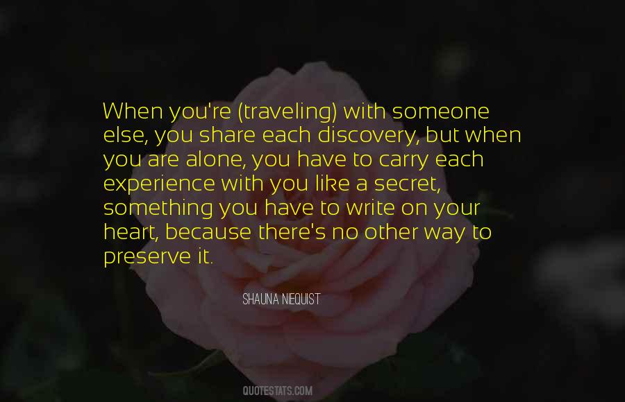 Quotes About Traveling Alone #1771807