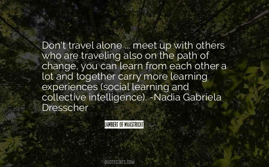 Quotes About Traveling Alone #36500