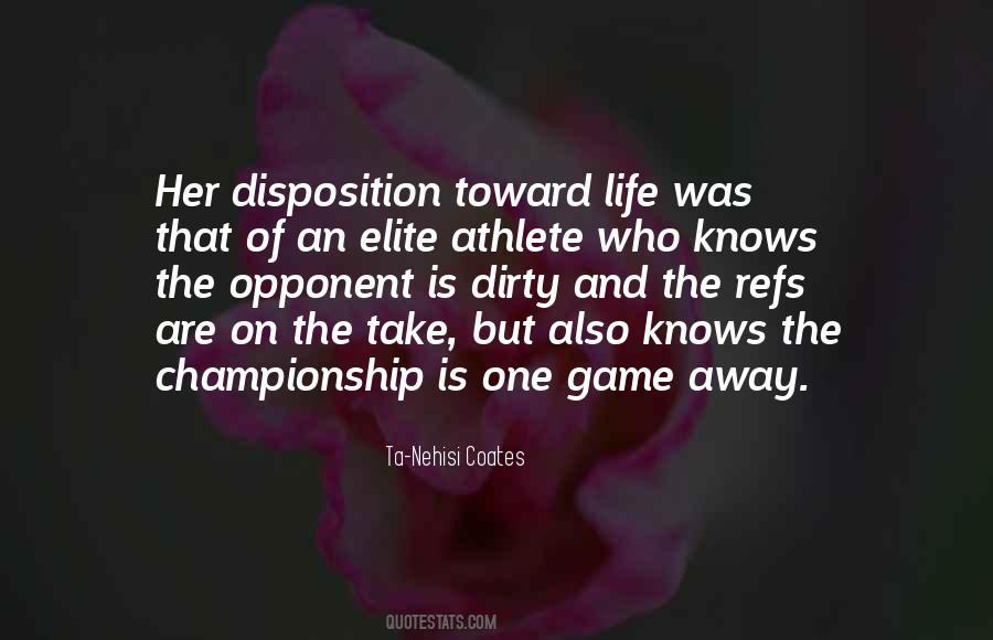 Quotes About A Championship Game #804174