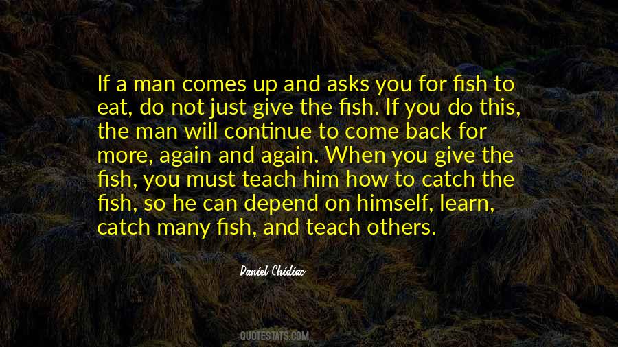 Catch A Fish Quotes #855092