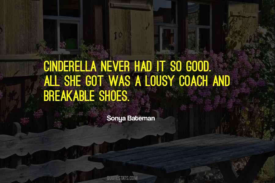 Quotes About Cinderella Shoes #1159333