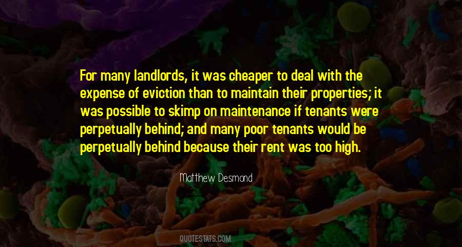 Quotes About Eviction #1532118