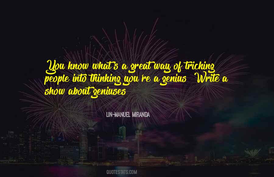 Genius People Quotes #564227
