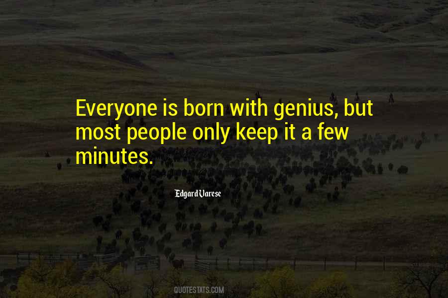 Genius People Quotes #762599
