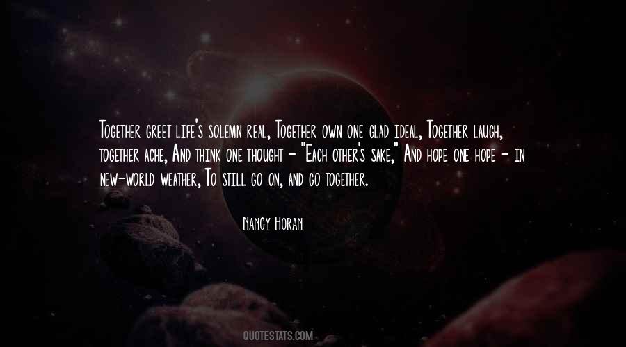 Quotes About New Life Together #1245106