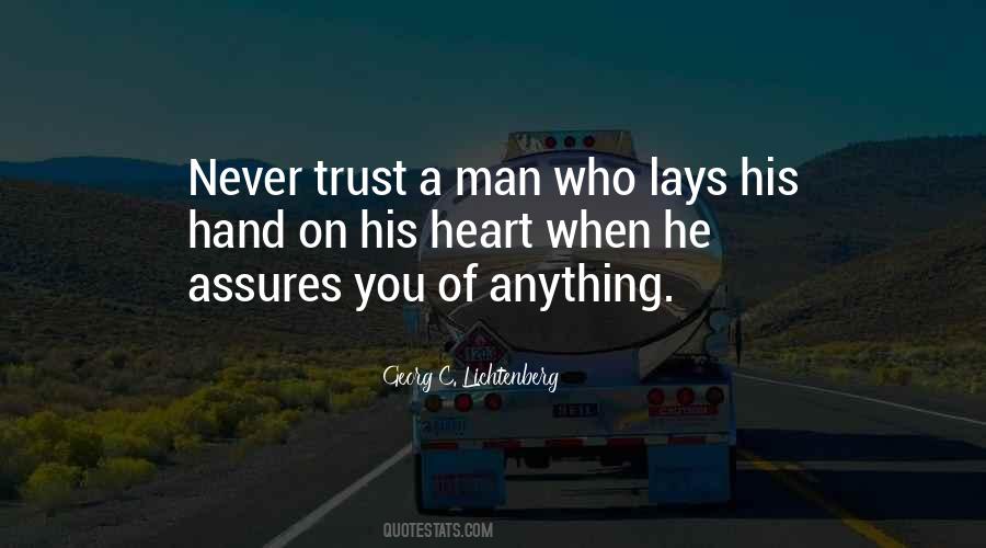 Quotes About Who You Trust #28507