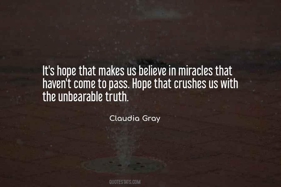 Quotes About Believe In Miracles #1203279