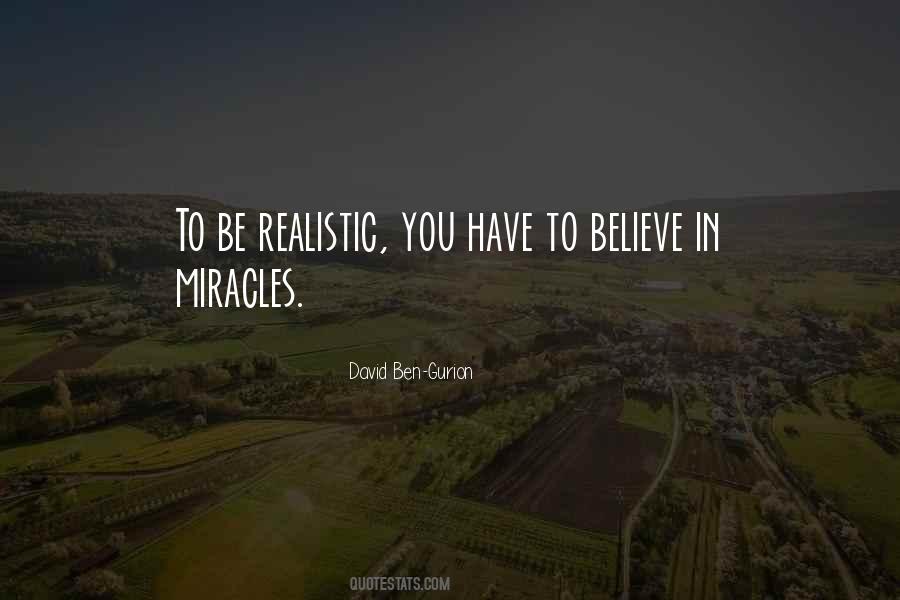 Quotes About Believe In Miracles #1757883