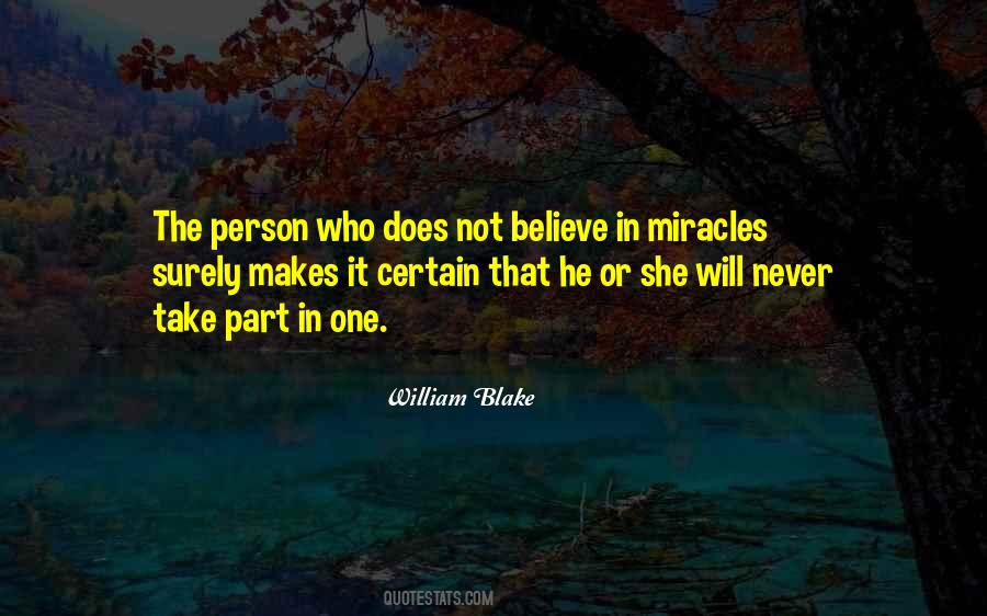 Quotes About Believe In Miracles #177376