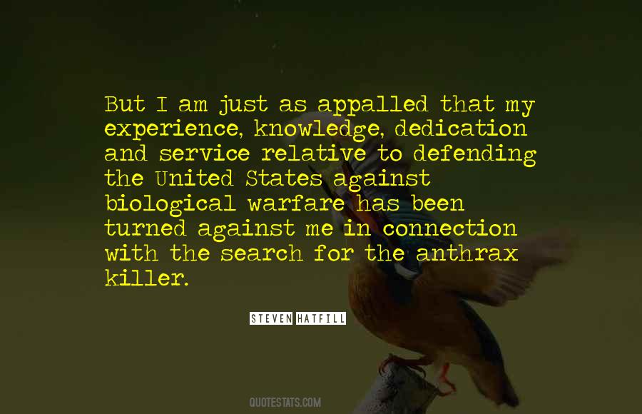 Quotes About Biological Warfare #996722