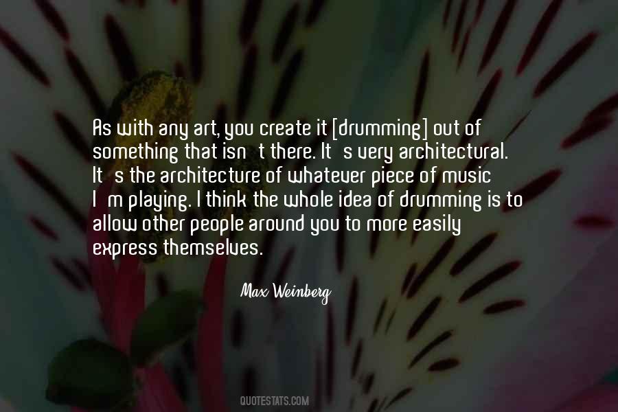 Quotes About Drumming #1258613