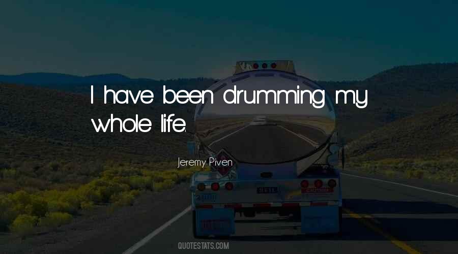 Quotes About Drumming #407551