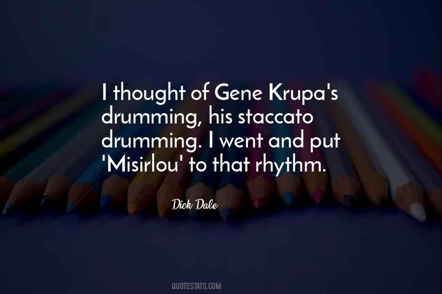 Quotes About Drumming #598415