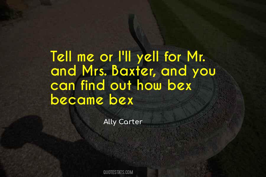 Quotes About Baxter #1712881