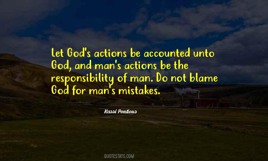 Quotes About Blame And Responsibility #1695692