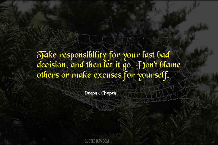 Quotes About Blame And Responsibility #1788660
