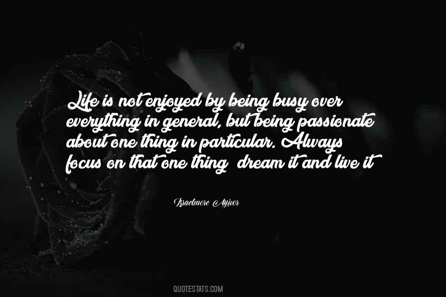 Quotes About Focus In Business #132708