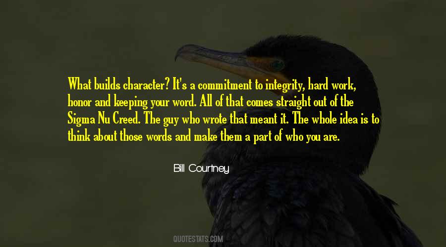 Integrity Character Quotes #444917