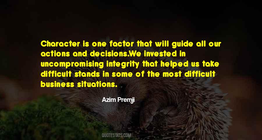 Integrity Character Quotes #510675