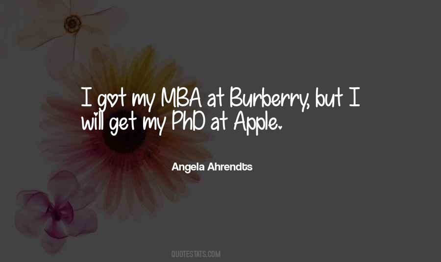 An Mba Quotes #571022