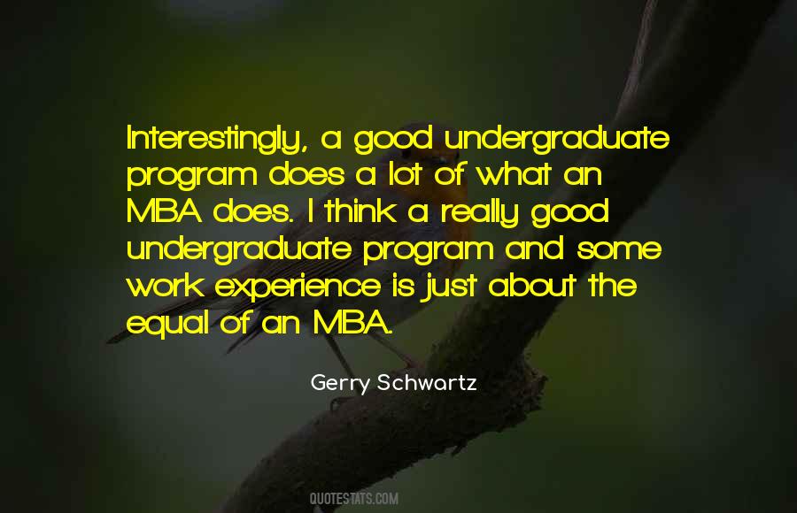 An Mba Quotes #883699