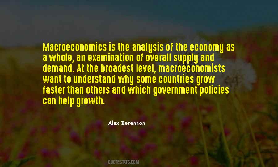 Quotes About Macroeconomics #1229896