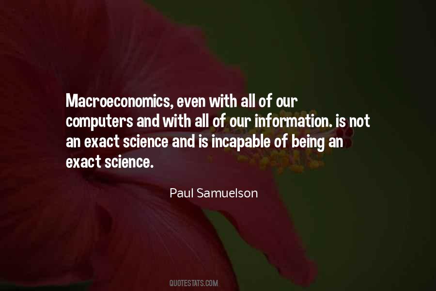 Quotes About Macroeconomics #1544723