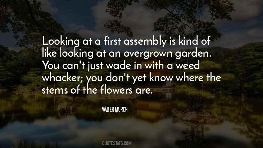 Flowers In A Garden Quotes #1817143