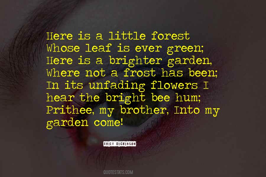 Flowers In A Garden Quotes #979828