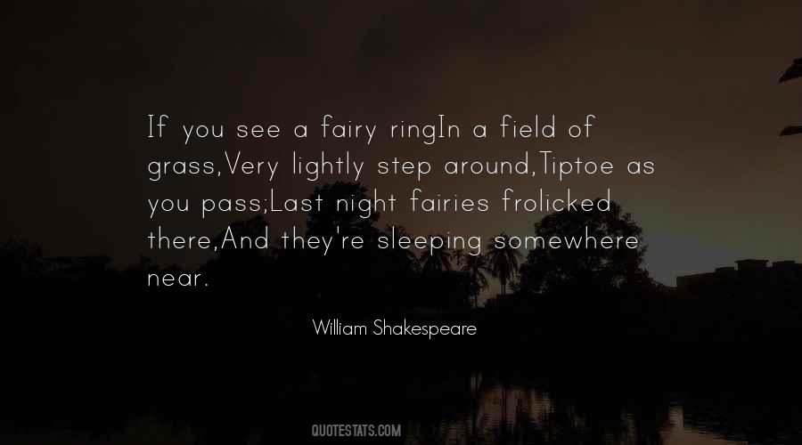 Quotes About Fairies Shakespeare #1001809