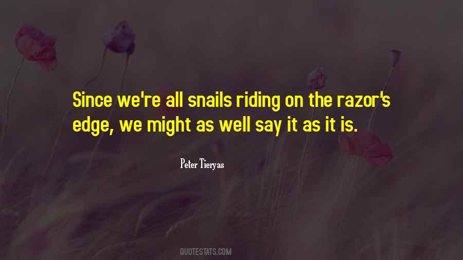 Quotes About Snails #132914