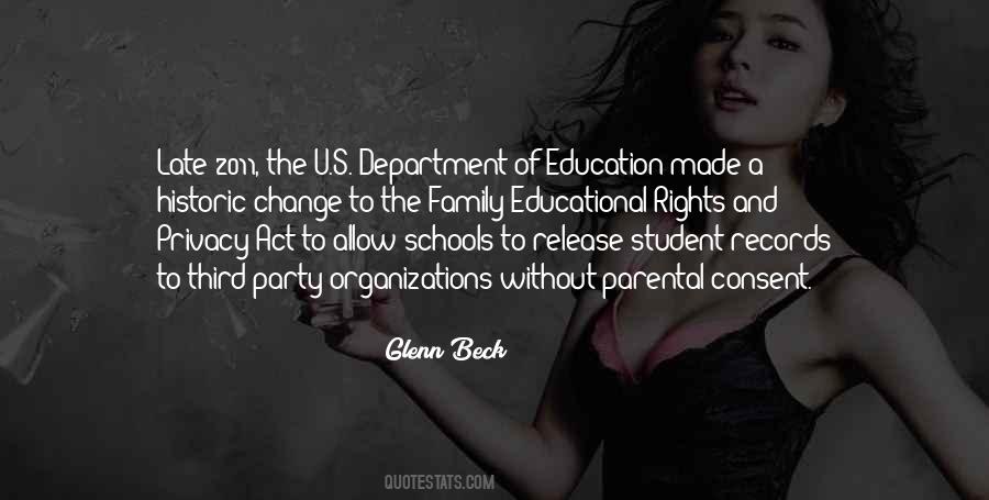 Quotes About The Department Of Education #1003559