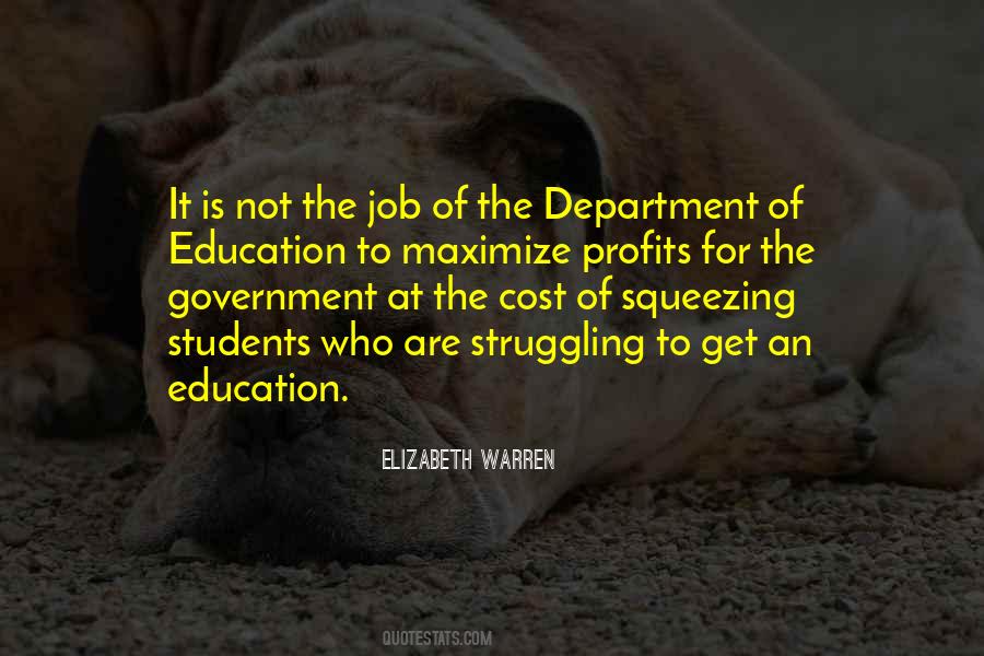 Quotes About The Department Of Education #1052878