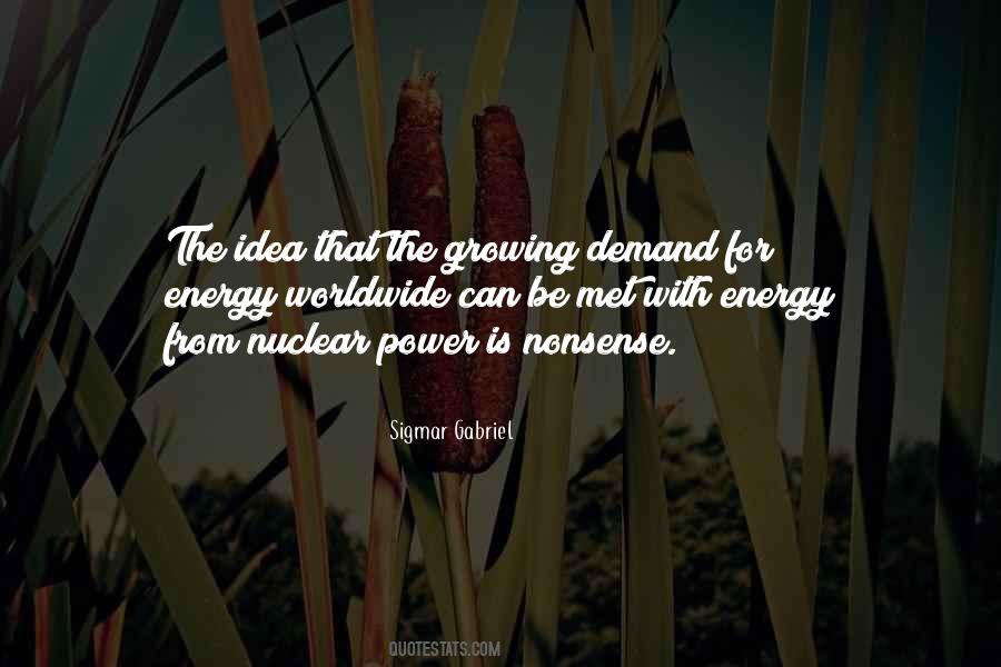 Quotes About Nuclear Power #269263