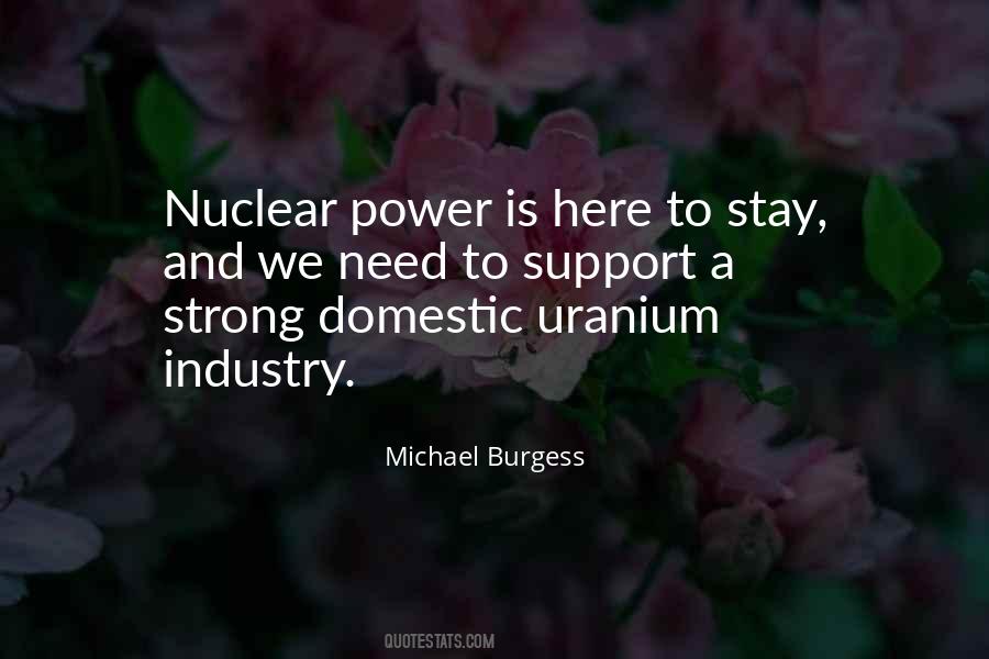 Quotes About Nuclear Power #63231