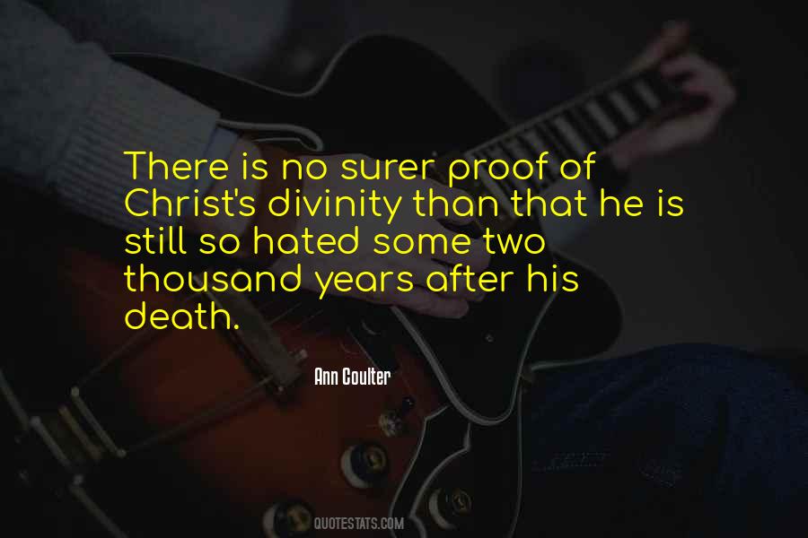 Divinity Of Christ Quotes #119022