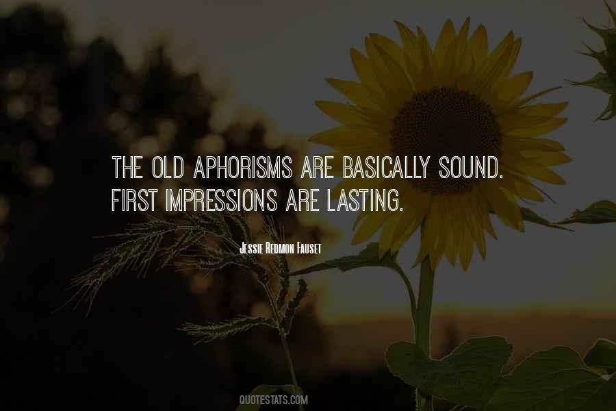Quotes About Lasting Impressions #471730