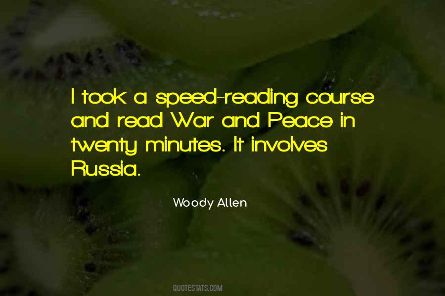 Quotes About Reading War And Peace #1088546