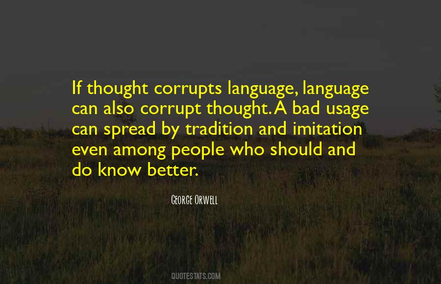 Quotes About Language Usage #1414847