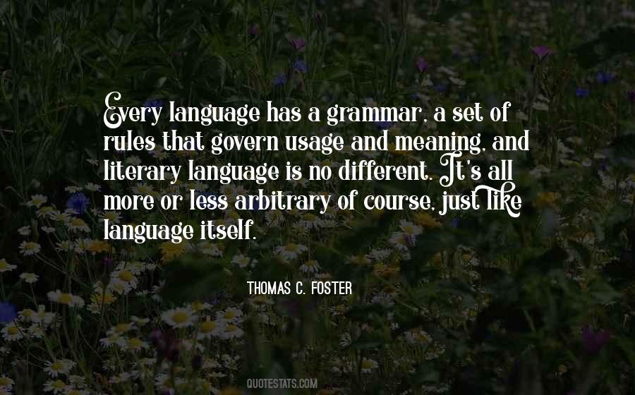 Quotes About Language Usage #1571732