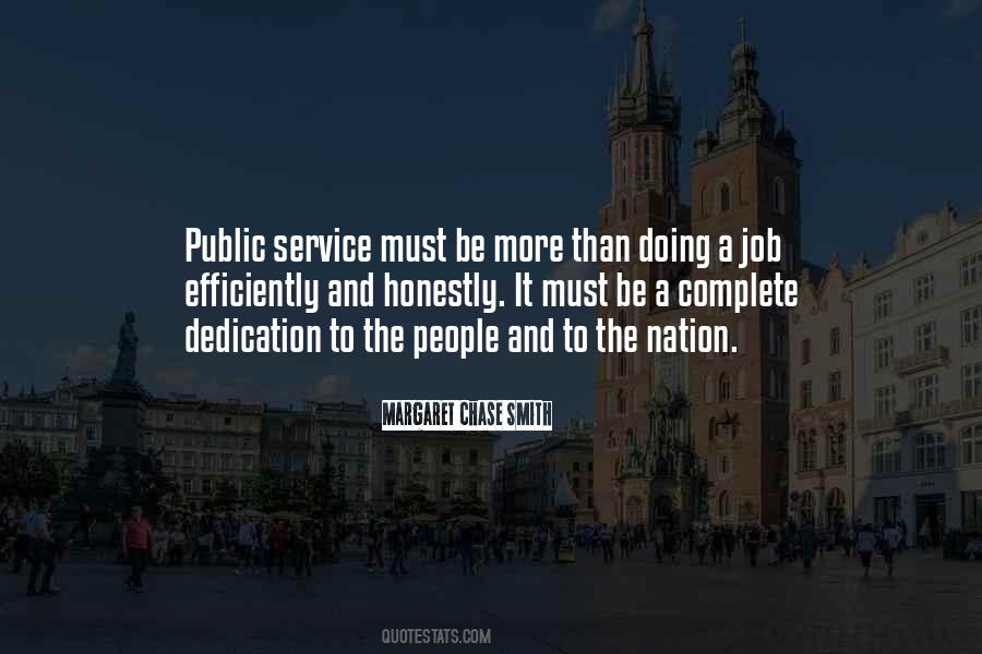 Quotes About Dedication And Service #1874530