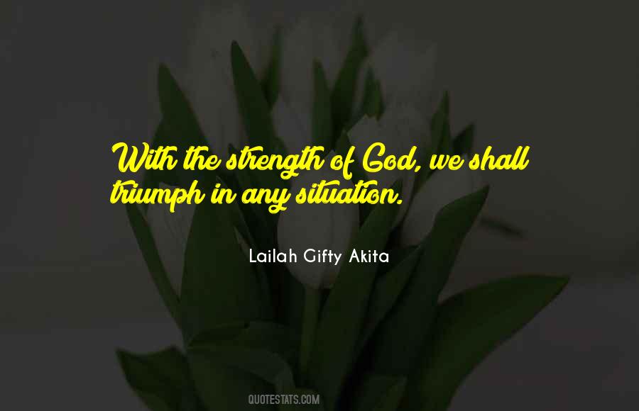 Quotes About Strength Of God #781913