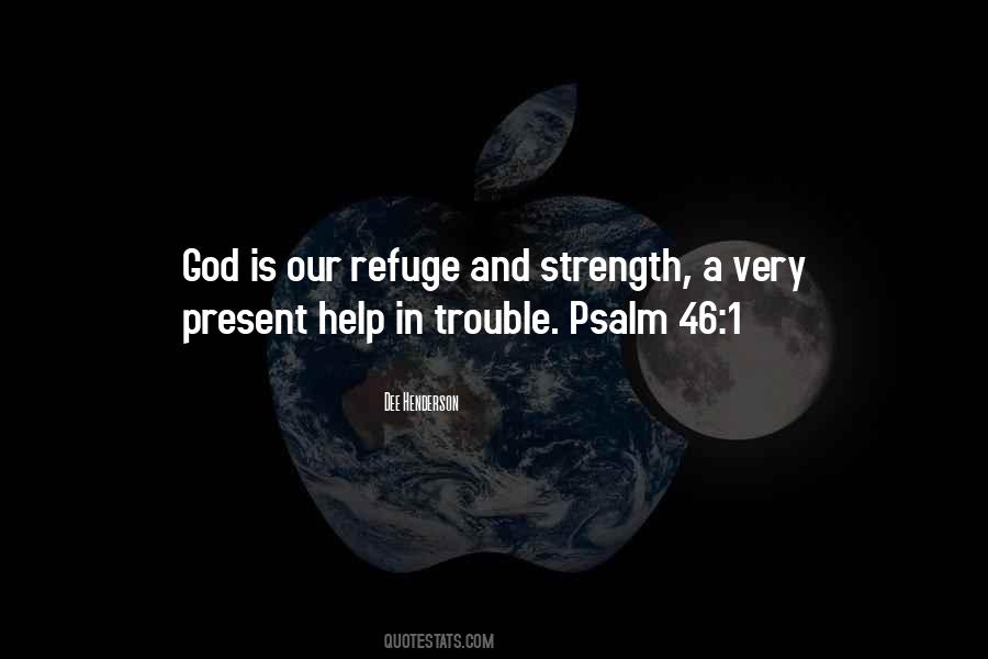 Quotes About Refuge In God #1334655