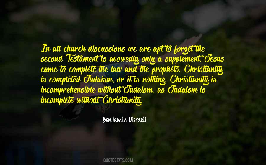 Quotes About Christianity And Judaism #212725