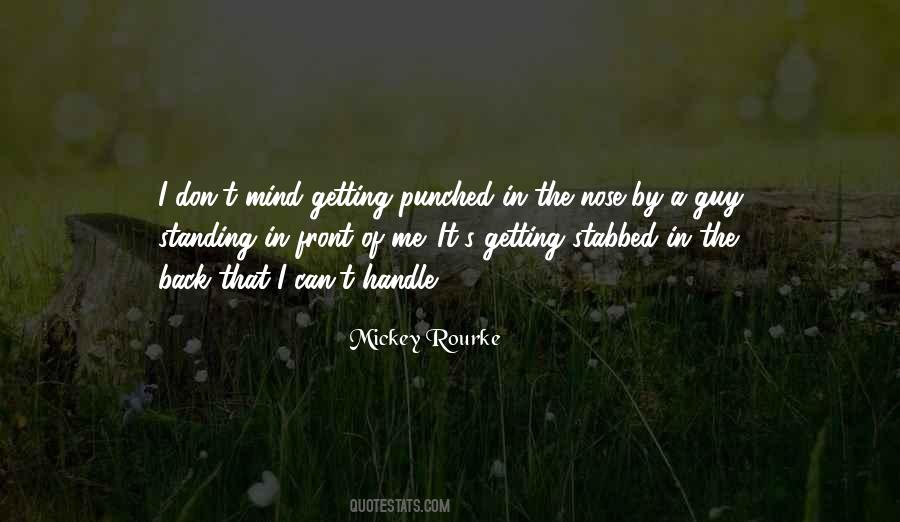 Quotes About Getting Stabbed In The Back #1707607