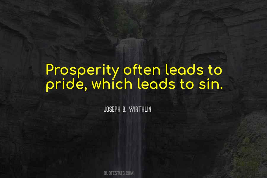 Quotes About Pride Sin #462666