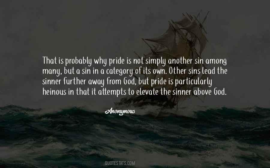 Quotes About Pride Sin #478645