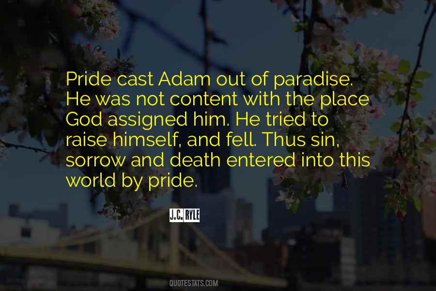 Quotes About Pride Sin #579440